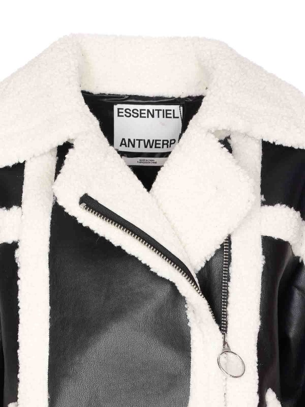 Manteau En Fourrure - Noir shop online: ESSENTIEL ANTWERP