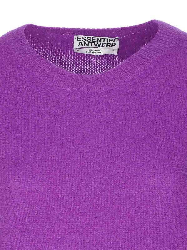 Pull Col Rond - Violet shop online: ESSENTIEL ANTWERP