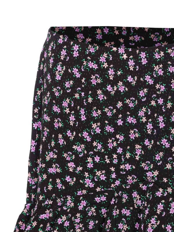 Black Ilana Tiered Ruffle Skirt shop online: ESSENTIEL ANTWERP