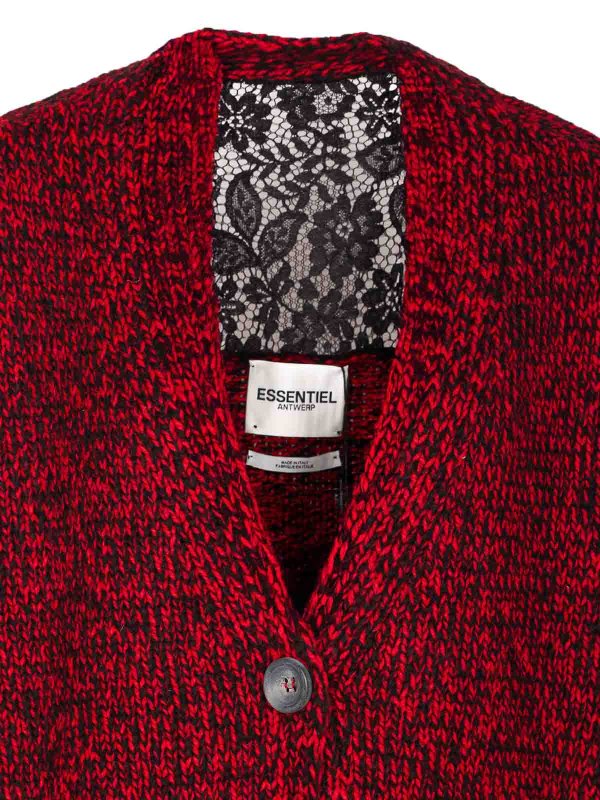 The Best Shops ESSENTIEL ANTWERP: Cardigans - Cardigan - Rouge