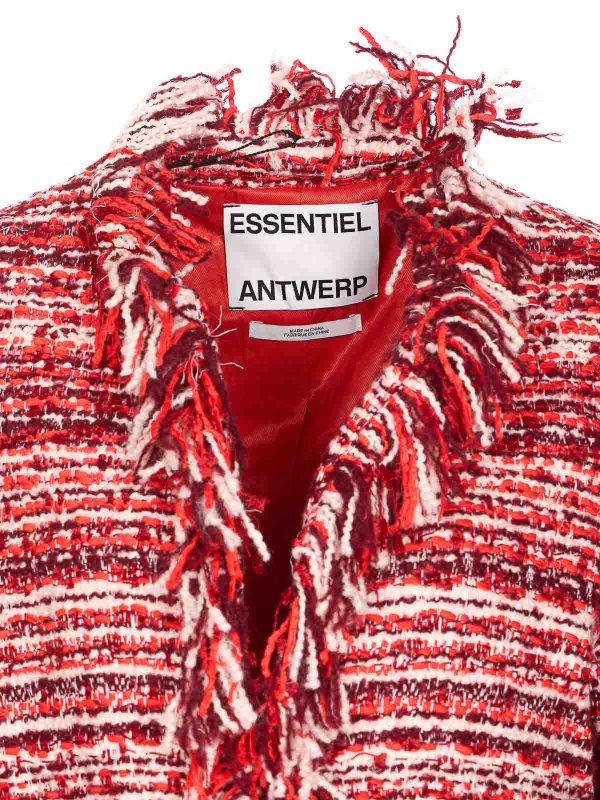 カジュアルジャケット - 赤 shop online: ESSENTIEL ANTWERP