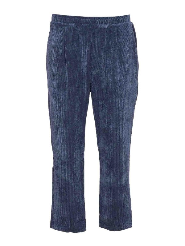 FAMILY FIRST: Pantalons casual - Pantalons Décontractés - Bleu