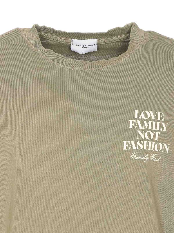 Rundhalspullover - Grün shop online: FAMILY FIRST