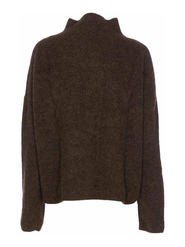 FILIPPA K: Strickpullover mit Rundhalsausschnitt online - Rundhalspullover - Grün