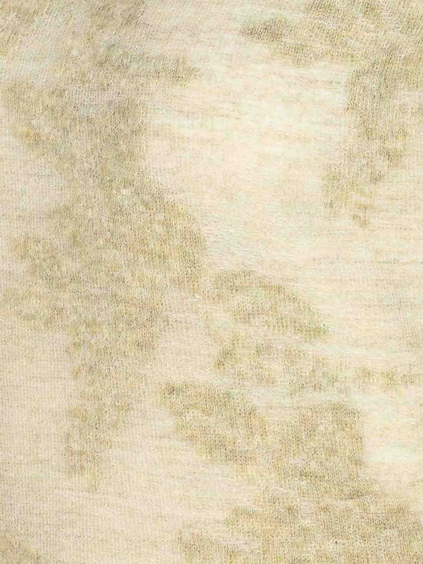 The Best Shops GANNI: Strickpullover mit Rundhalsausschnitt - Rundhalspullover - Grün