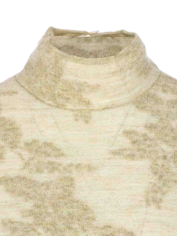 Rundhalspullover - Grün shop online: GANNI