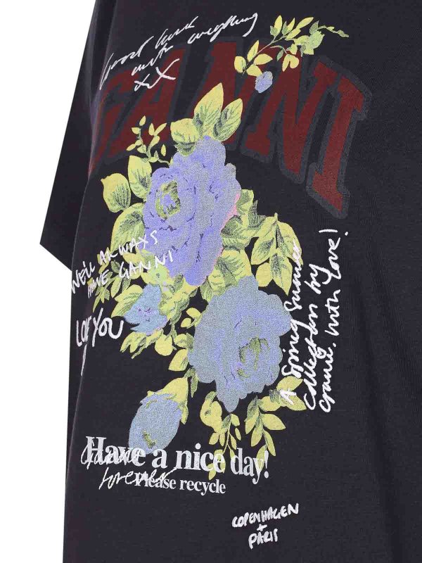 The Best Shops GANNI: T-shirts - T-Shirt - Gris