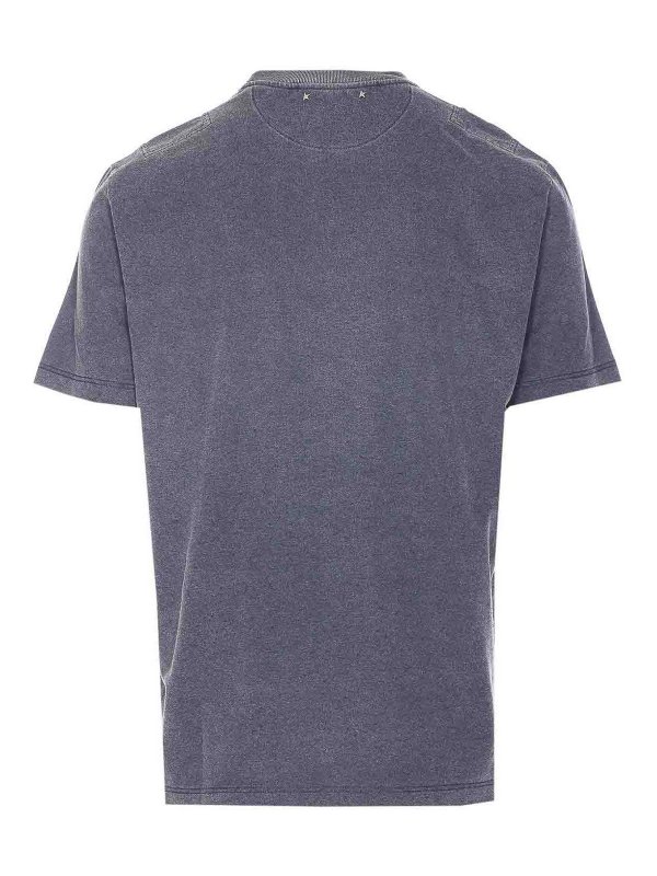 GOLDEN GOOSE: T-shirts online - T-Shirt - Bleu