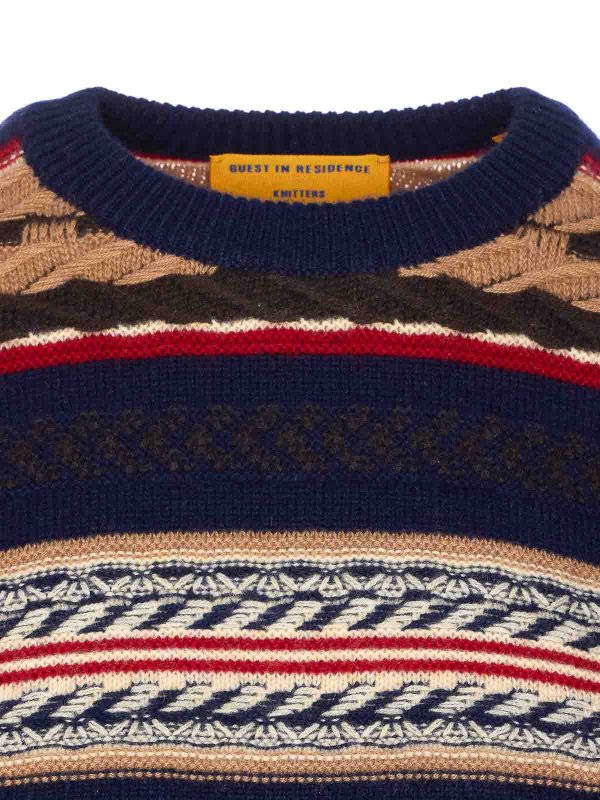 クルーネック - ブルー shop online: GUEST IN RESIDENCE