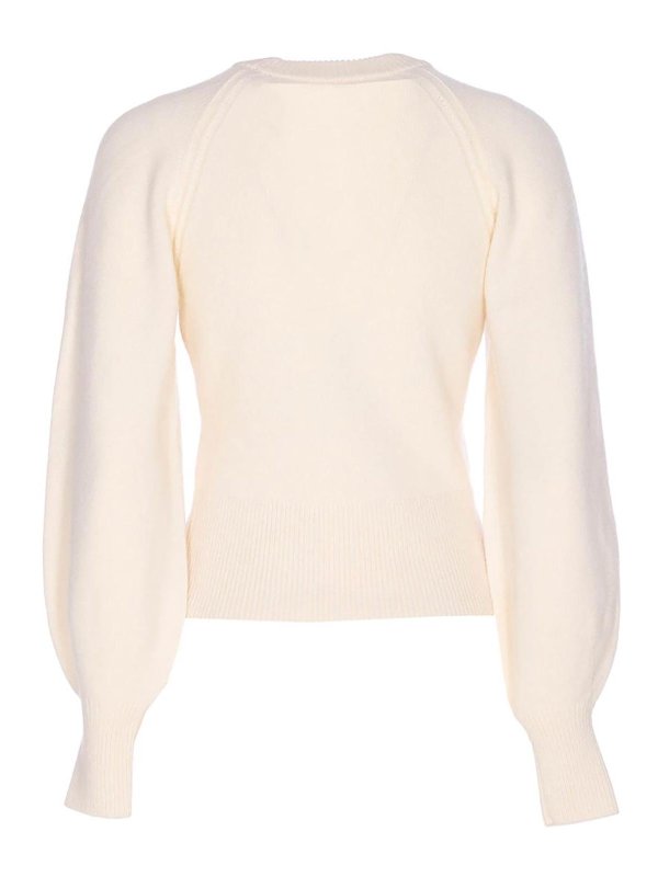 GUEST IN RESIDENCE: Strickpullover mit Rundhalsausschnitt online - Rundhalspullover - Weiß