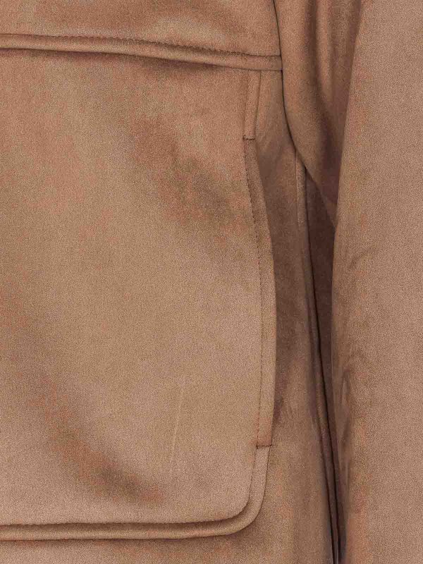 The Best Shops HERNO: casual jackets - Brown Jacket Zip Closure