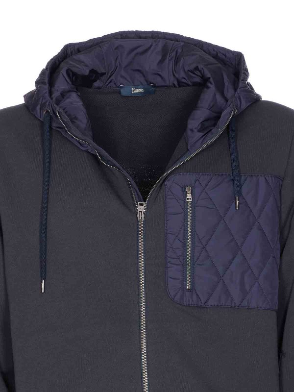 スウェットシャツ/セーター - ブルー shop online: HERNO