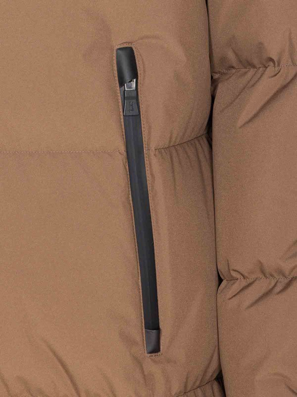 The Best Shops HERNO: padded jackets - Brown Padded Down Jacket