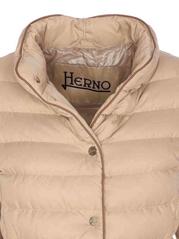 ダウンジャケット - ベージュ shop online: HERNO