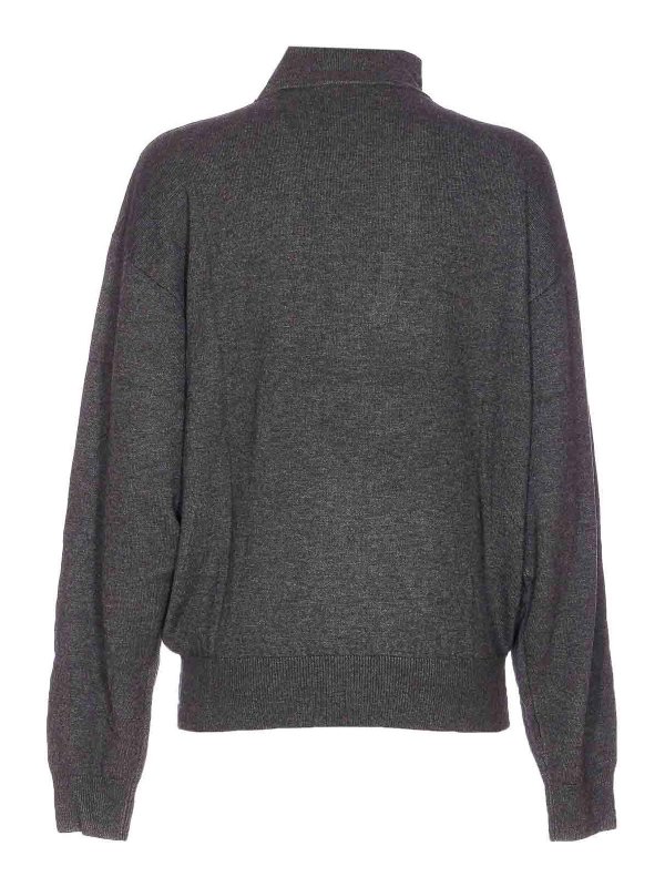 ISABEL MARANT: Pull col rond online - Pull Col Rond - Gris