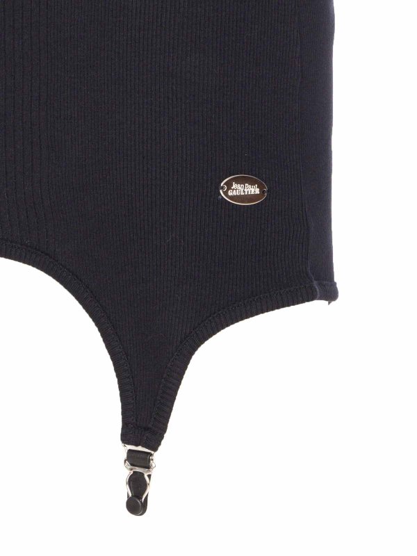 The Best Shops JEAN PAUL GAULTIER: トップス＆タンクトップ - トップ/タンクトップ - 黒