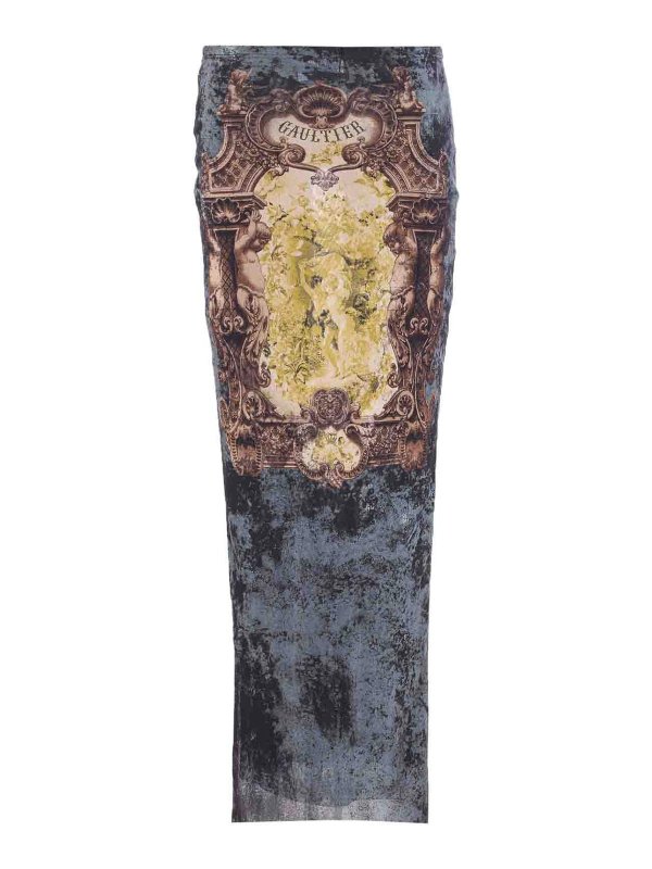 JEAN PAUL GAULTIER: Lange Röcke online - Langer Rock - Bunt