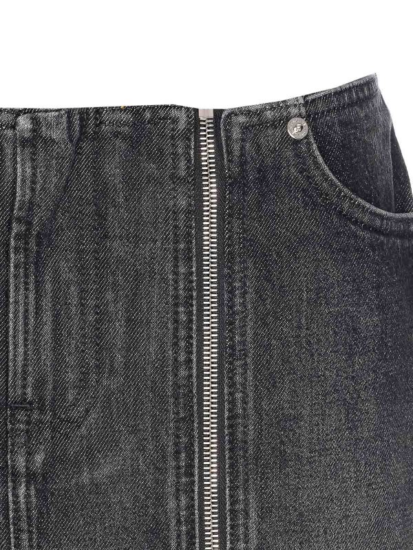 膝丈/ミディスカート - グレー shop online: JEAN PAUL GAULTIER