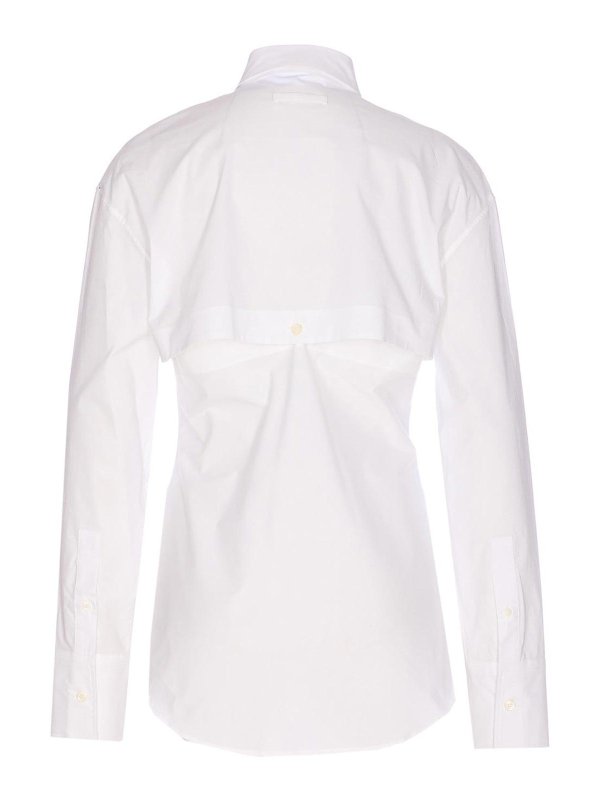 JEAN PAUL GAULTIER: shirts online - White Porte Jaretekkes Shirt