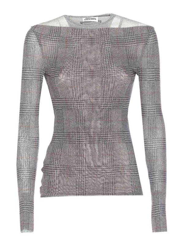 JEAN PAUL GAULTIER: Tops & Débardeurs - Top - Gris