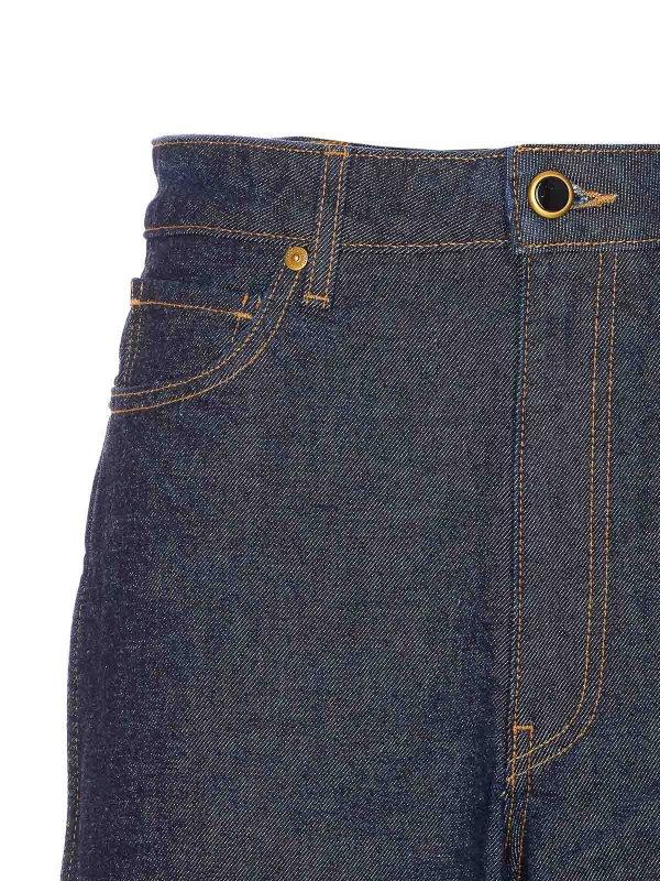 ブーツカットジーンズ - ブルー shop online: KHAITE