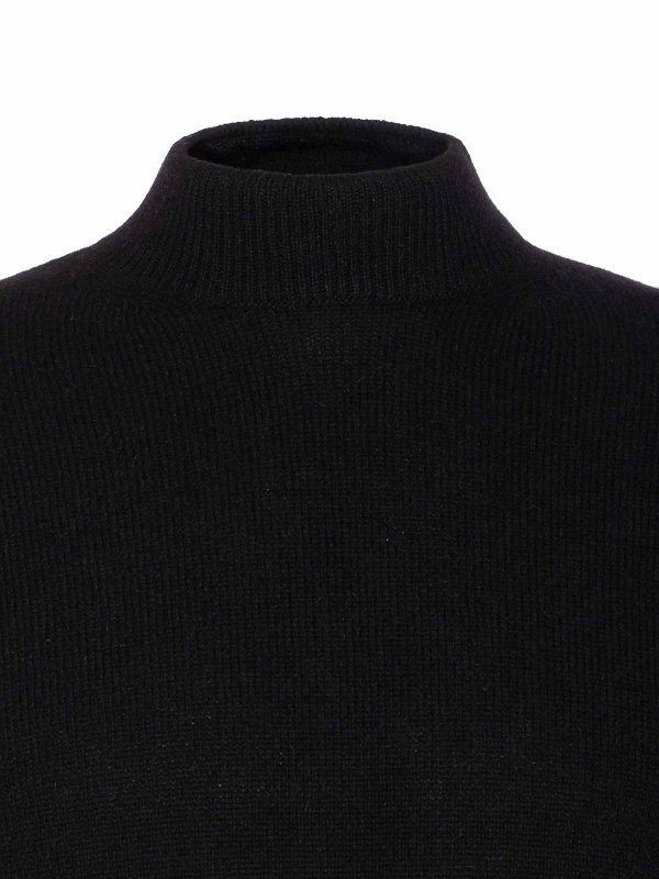 Black Mock Sweater shop online: LEMAIRE