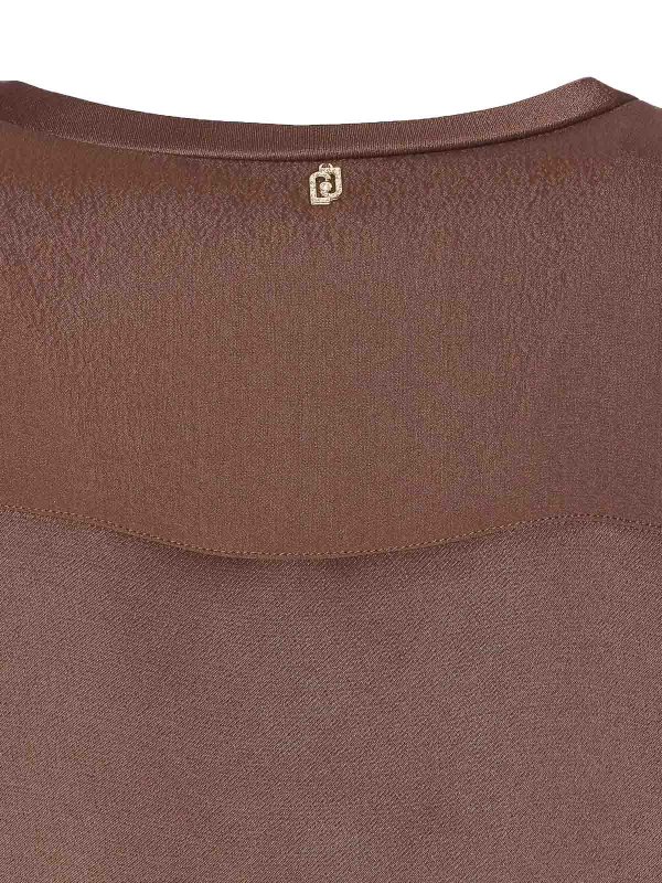 The Best Shops Liu Jo: t-shirts - Brown T-Shirt