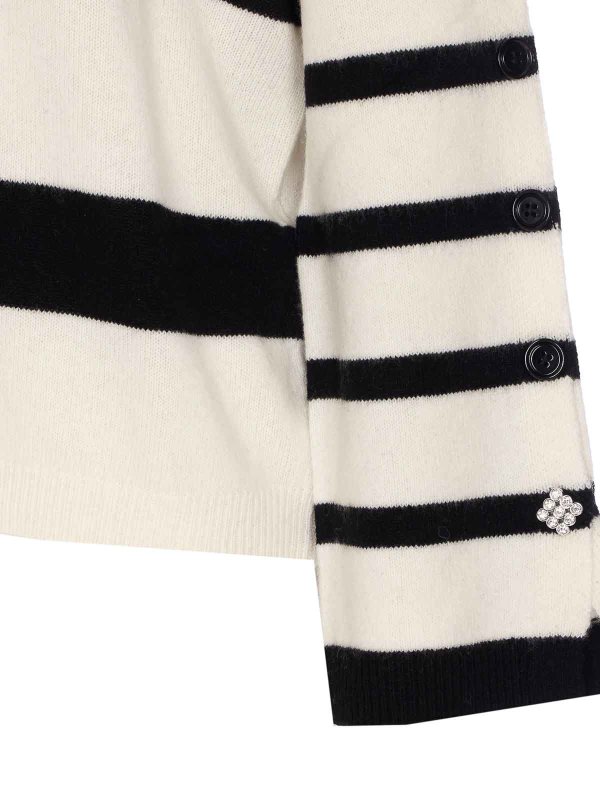 White And Black Striped Sweater shop online: Liu Jo