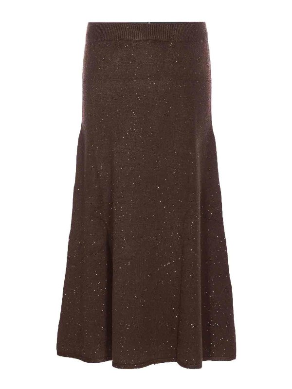 Liu Jo: Jupes midi et au genou online - Jupe Midi - Marron
