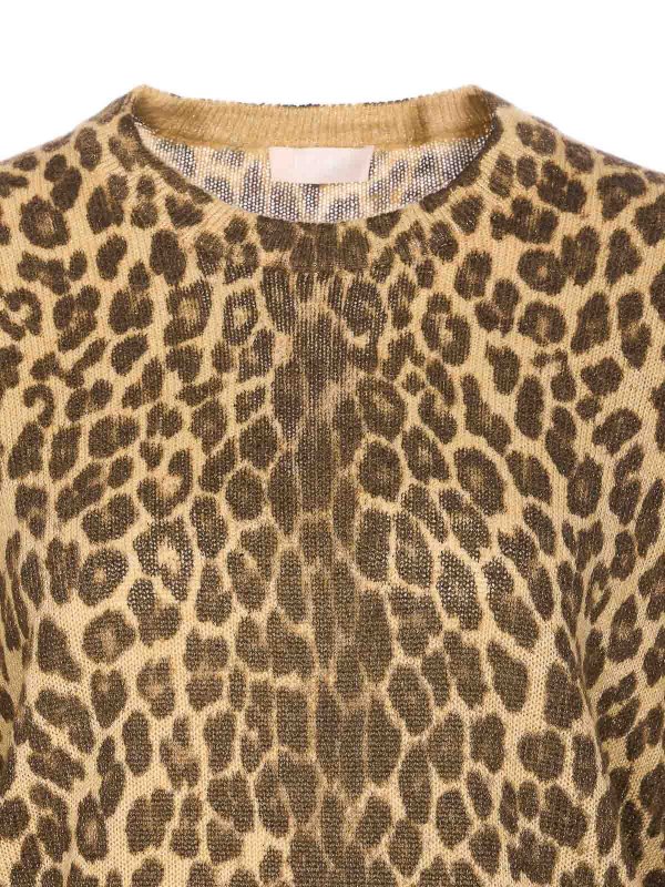 クルーネック - ブラウン shop online: Liu Jo