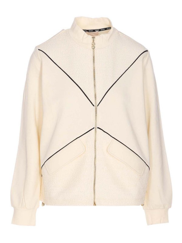 Liu Jo: Sweatshirts und Pullover - Sweatshirt - Weiß