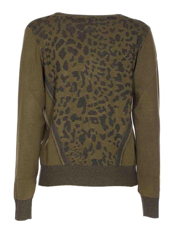 Liu Jo: Strickpullover mit Rundhalsausschnitt online - Rundhalspullover - Grün