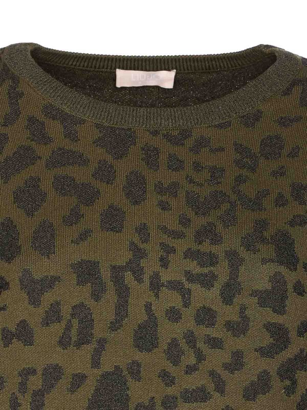 Rundhalspullover - Grün shop online: Liu Jo