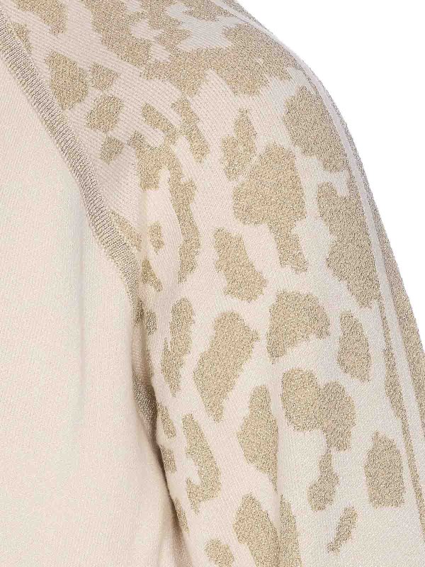 The Best Shops Liu Jo: Sweatshirts & Sweaters - White Zip Cardigan