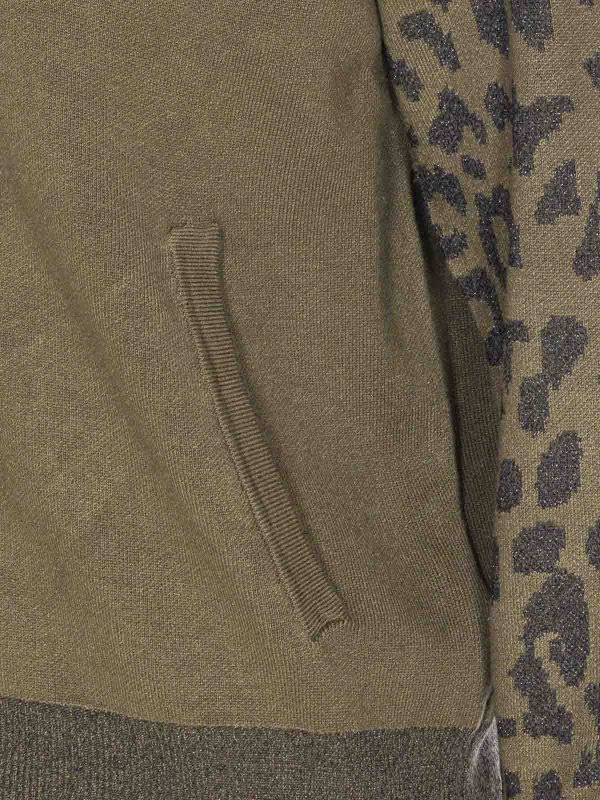 The Best Shops Liu Jo: Strickpullover mit Rundhalsausschnitt - Rundhalspullover - Grün