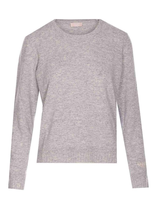 Liu Jo: crew necks - Grey Sweater
