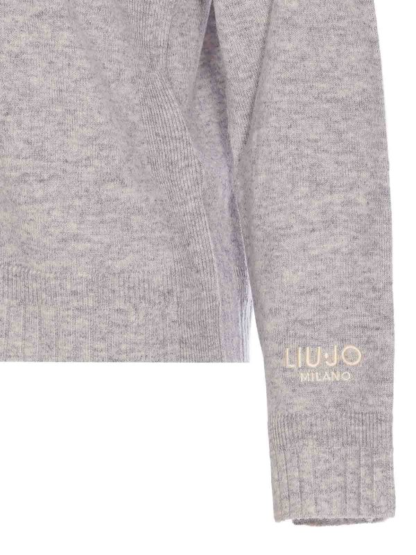 The Best Shops Liu Jo: crew necks - Grey Sweater