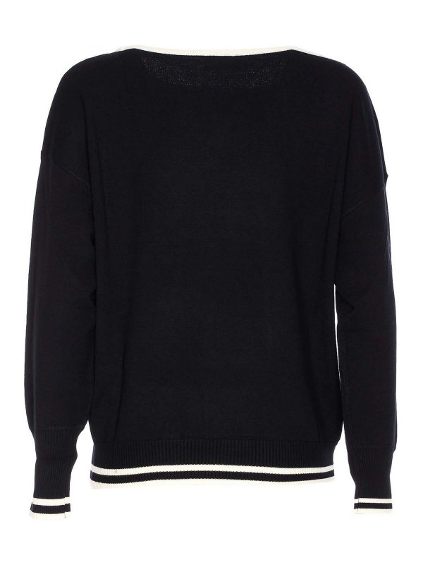 Liu Jo: t-shirt online - T-shirt  a maniche lunghe strass