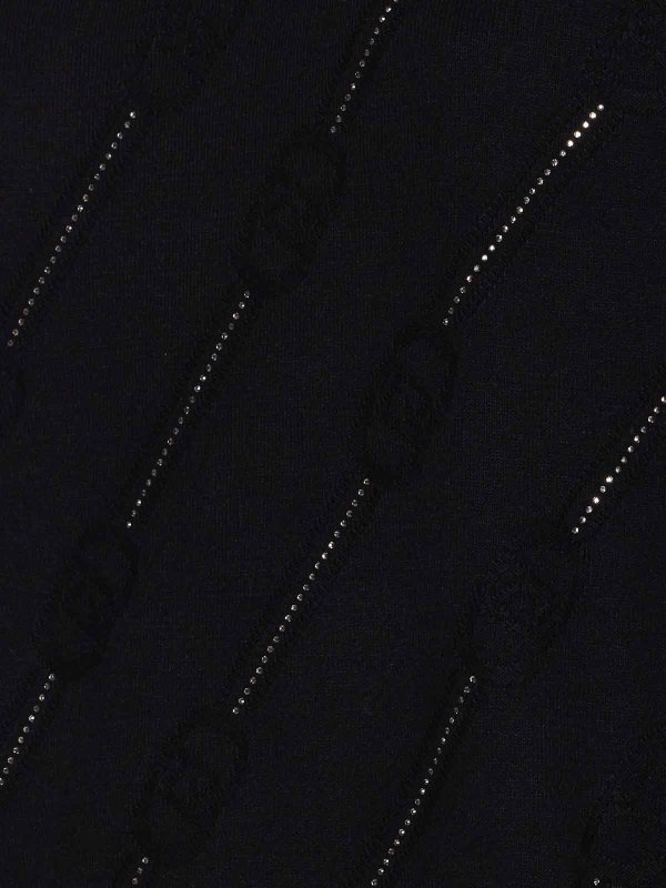 The Best Shops Liu Jo: t-shirt - T-shirt  a maniche lunghe strass