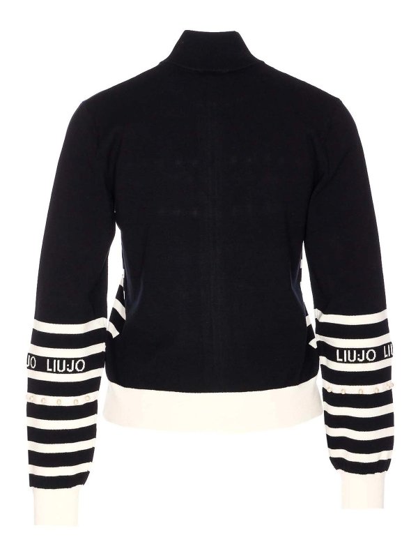 Liu Jo: Strickpullover mit Rundhalsausschnitt online - Rundhalspullover - Schwarz