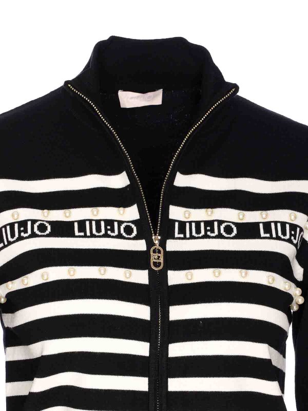 Rundhalspullover - Schwarz shop online: Liu Jo