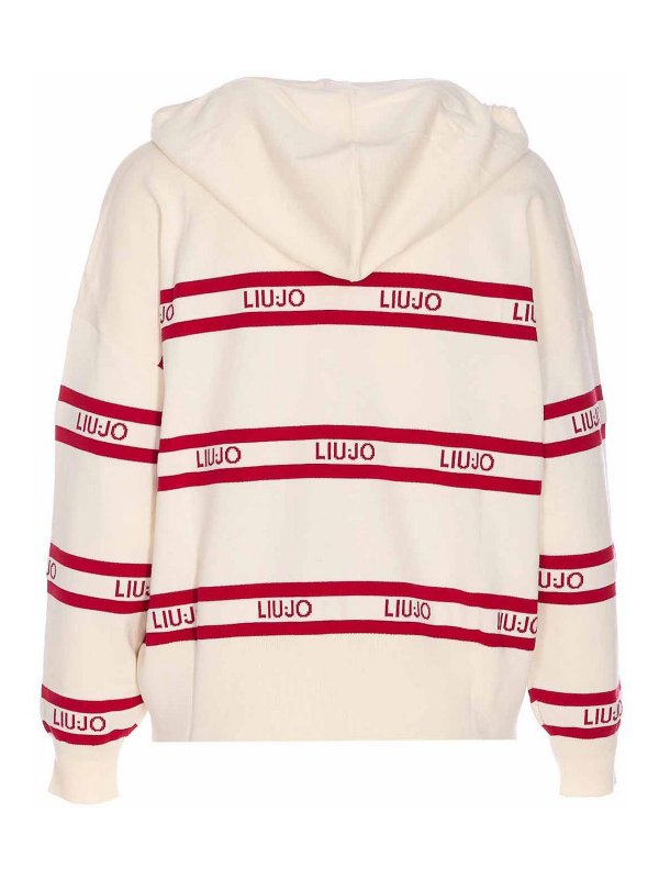 Liu Jo: Suéteres con cuello pico online - Suéter Cuello Redondo - Blanco