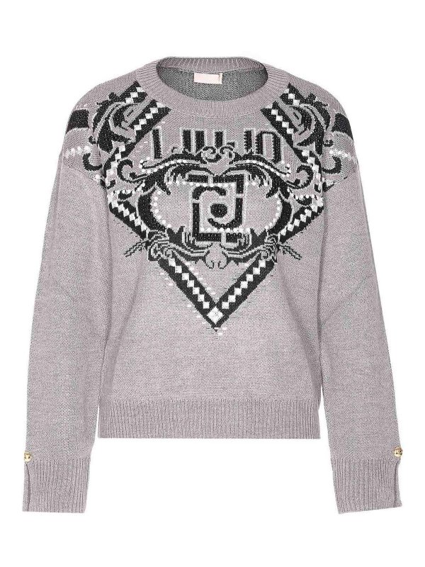 Liu Jo: crew necks - Logo Sweater