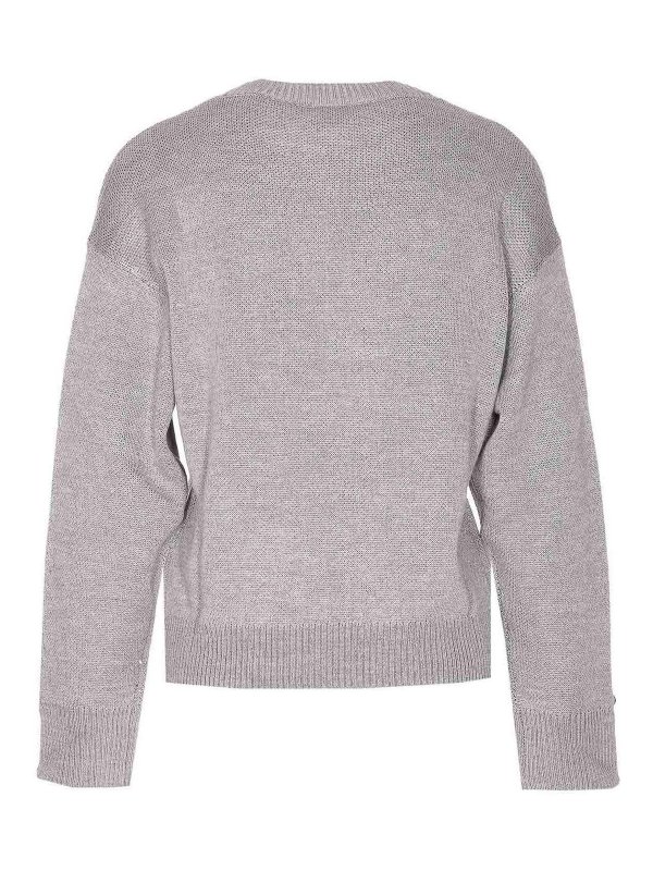 Liu Jo: crew necks online - Logo Sweater