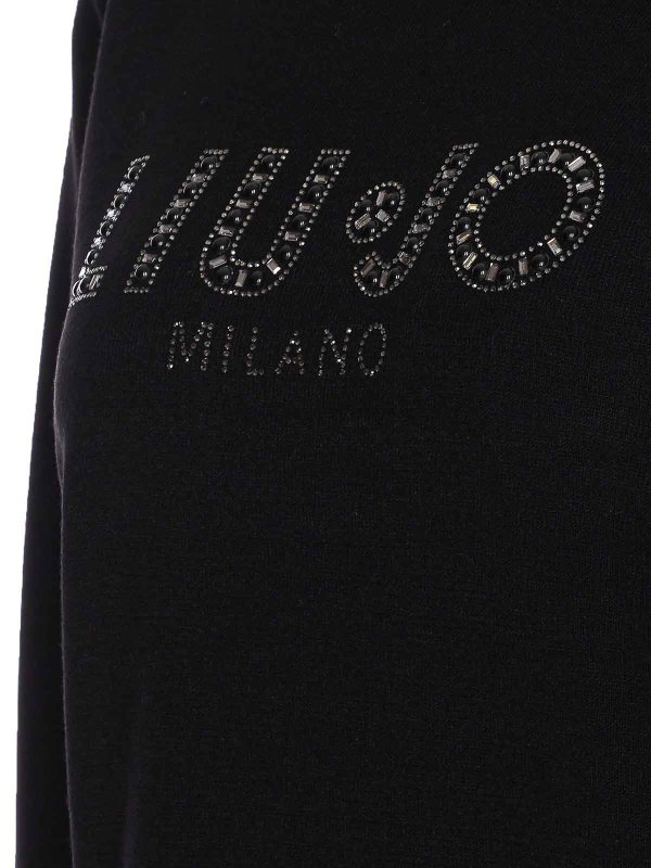 The Best Shops Liu Jo: crew necks - Black Sweater