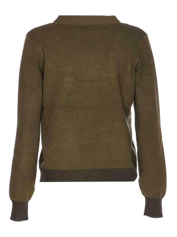 Liu Jo: Suéteres con cuello pico online - Suéter Cuello Redondo - Verde