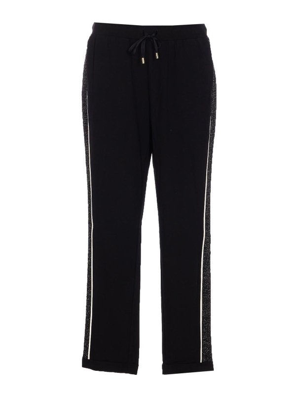 Liu Jo: tracksuit bottoms - Black Track Pants