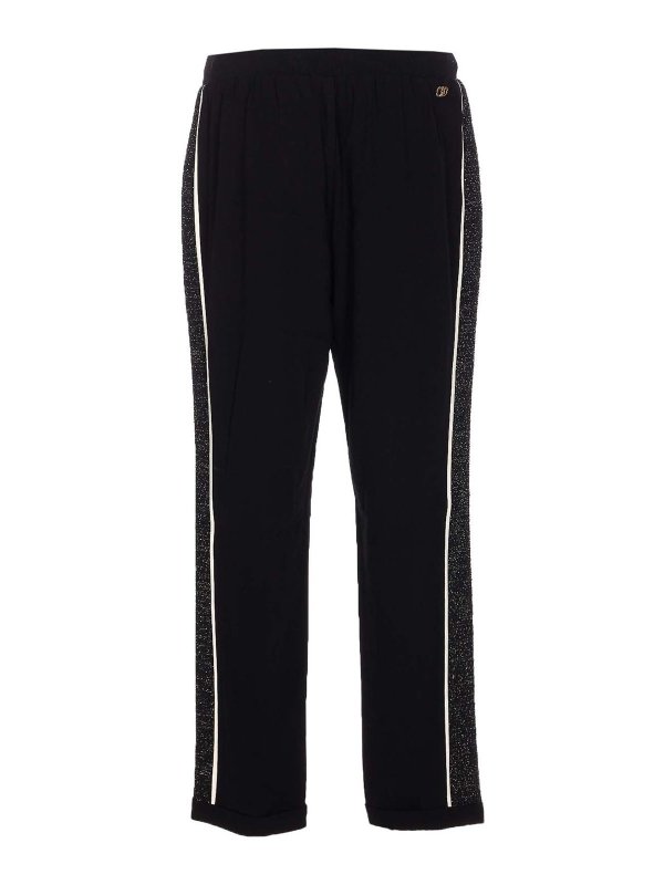 Liu Jo: tracksuit bottoms online - Black Track Pants