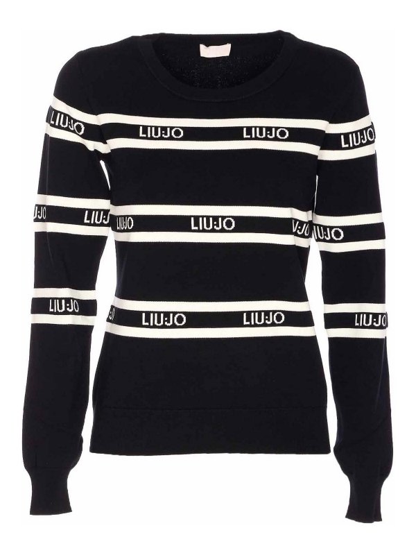 Liu Jo: crew necks - Logo Sweater