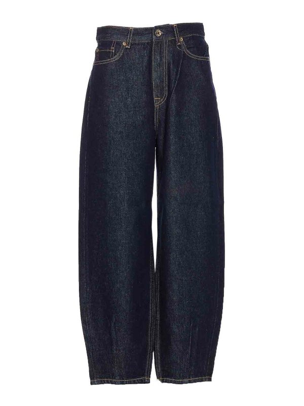 Liu Jo: Jeans évasés - Jean Bootcut - Bleu